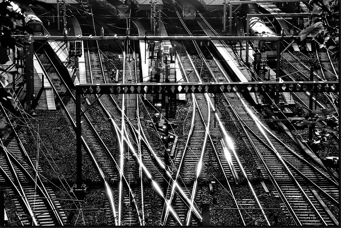 Railway Tracks at Edinburgh Waverley